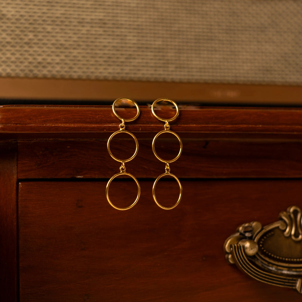 Three Layer Drop 925 Silver Earrings