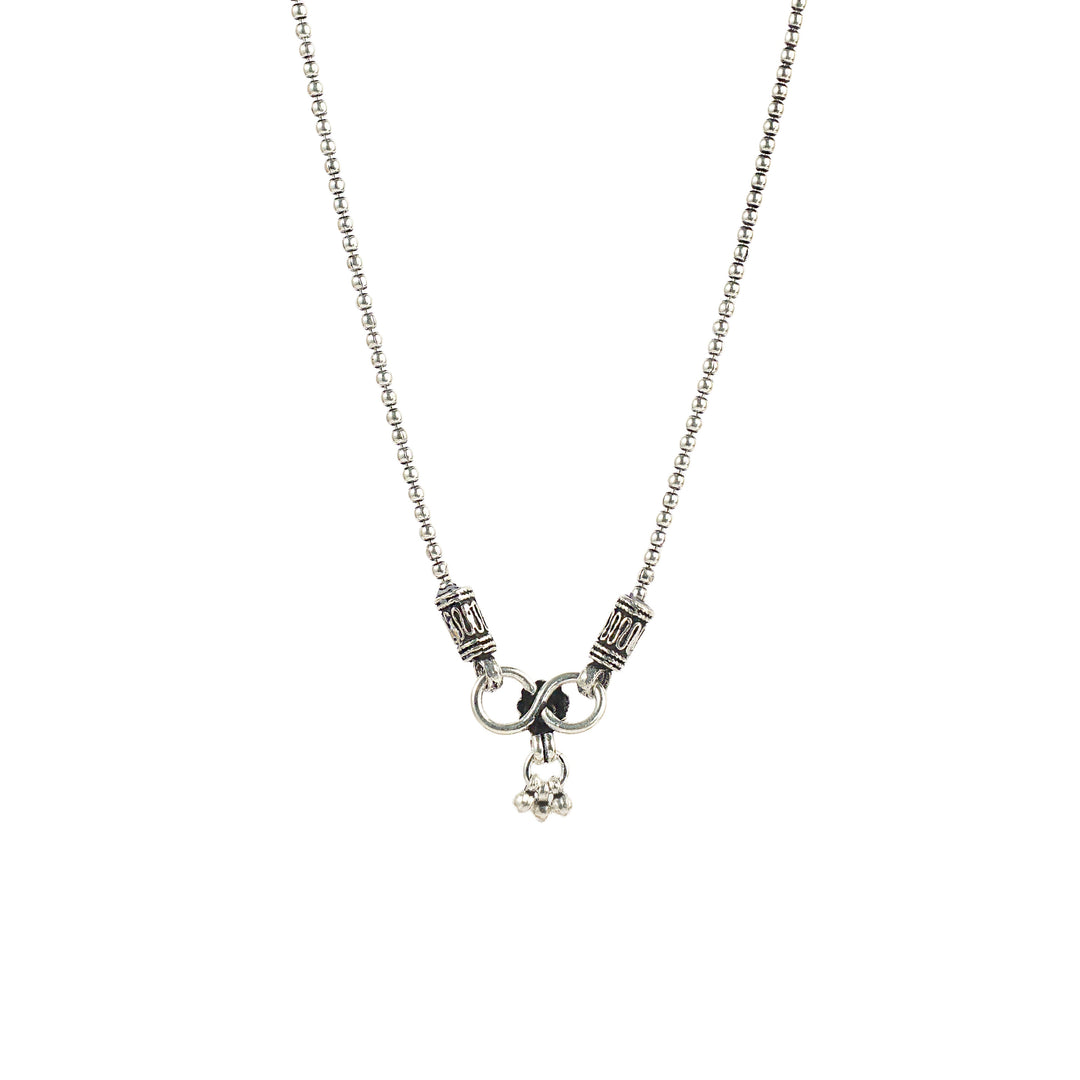 Vintage tribal bead chain anklet