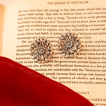 Load image into Gallery viewer, Silver Lotus Earings