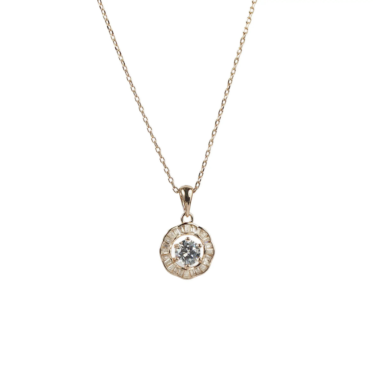 Moonlight Orbit 925 Silver Necklace — detail view 4
