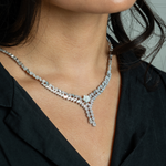 Load image into Gallery viewer, Crystal Florica Necklace Set