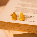 Load image into Gallery viewer, Golden Leaf Studs