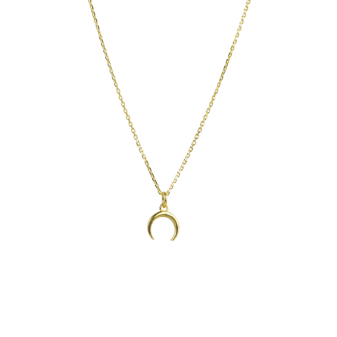 Serene Moon Gold Necklace