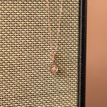 Load image into Gallery viewer, Rose Gold Raindrop Necklace